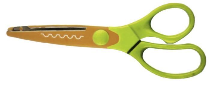 Foarfeca 13 cm  zimtata si maner ergonomic  KEYROAD